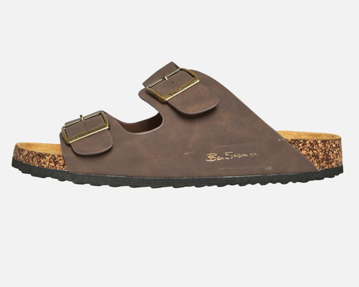 BEN SHERMAN Buckle Sandals Brown