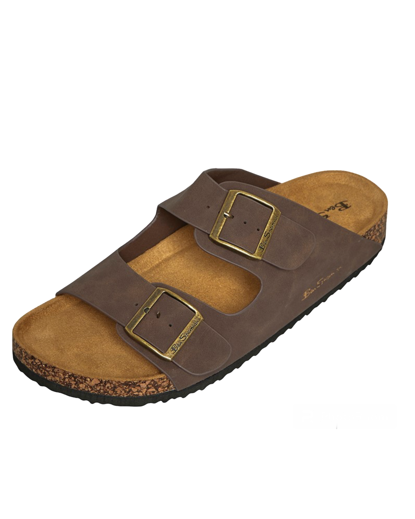 BEN SHERMAN Buckle Sandals Brown