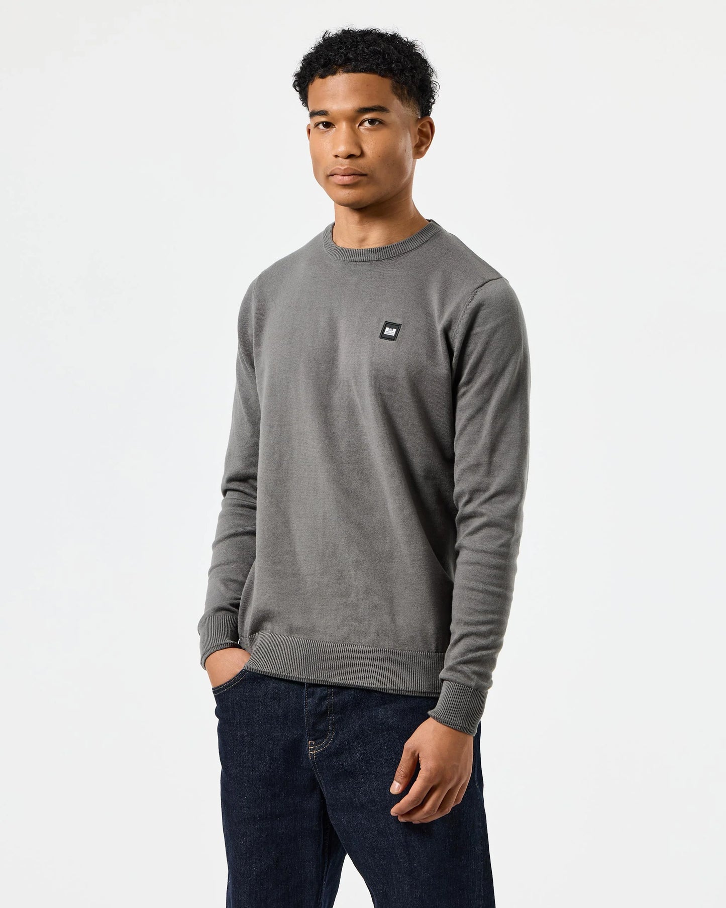 WEEKEND OFFENDER Solace Knitted Sweater Zinc