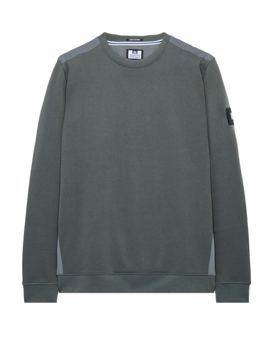 WEEKEND OFFENDER F Bomb Sweatshirt Zinc