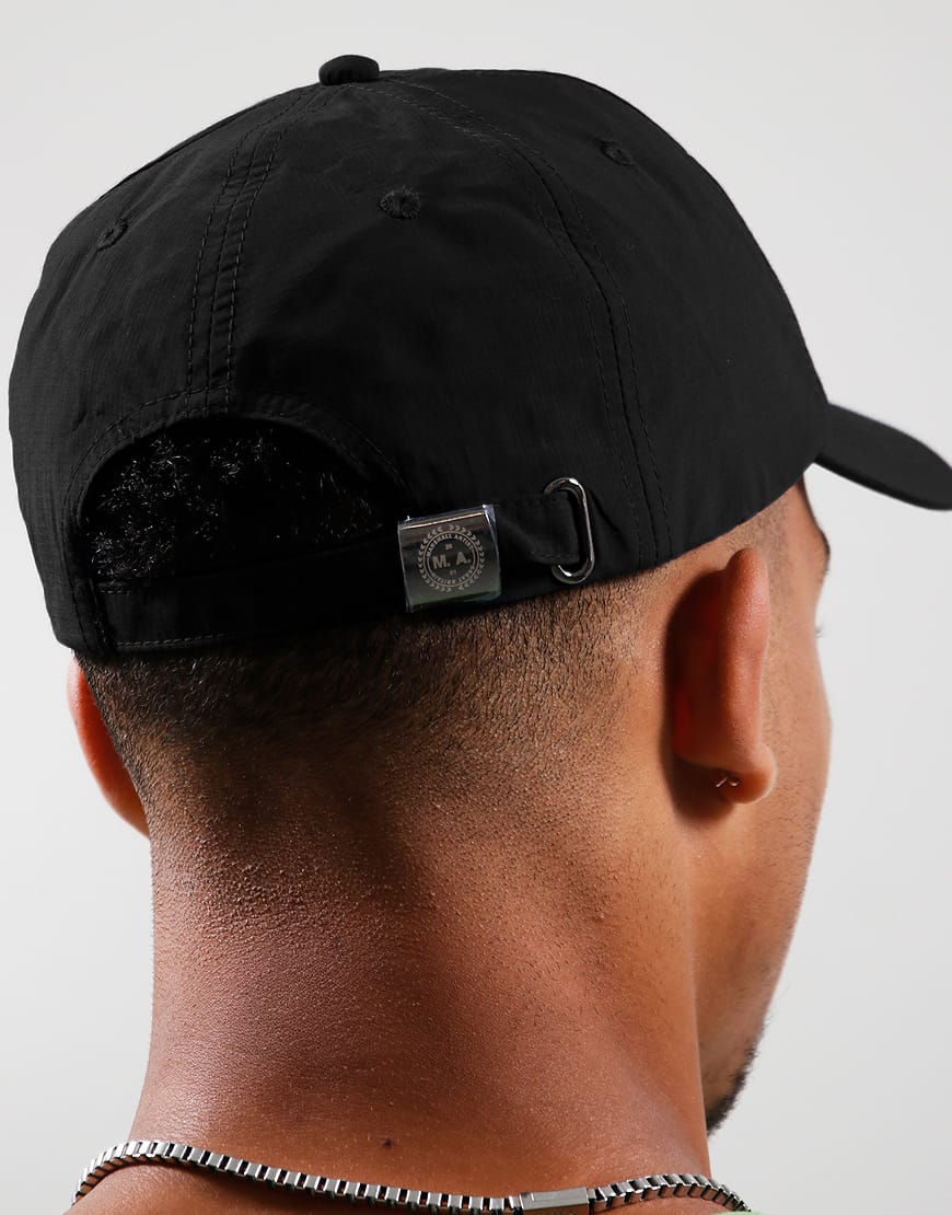 MARSHALL ARTIST SIREN NYLON RIPSTOP CAP // BLACK