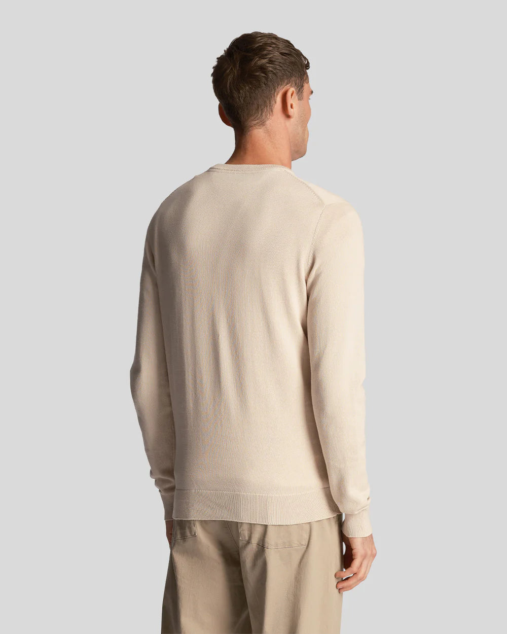 LYLE AND SCOTT Merino Crew Neck Jumper Cove