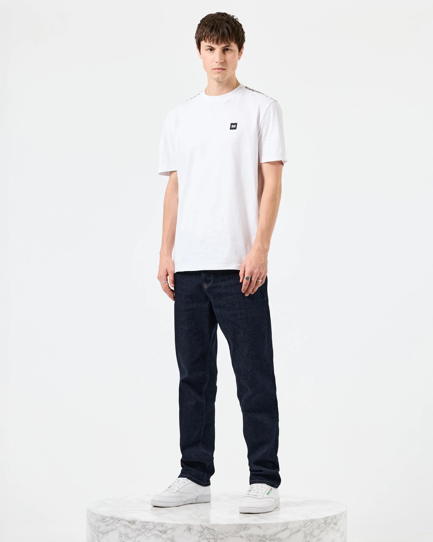 WEEKEND OFFENDER Diaz T-Shirt White/Mid House Check