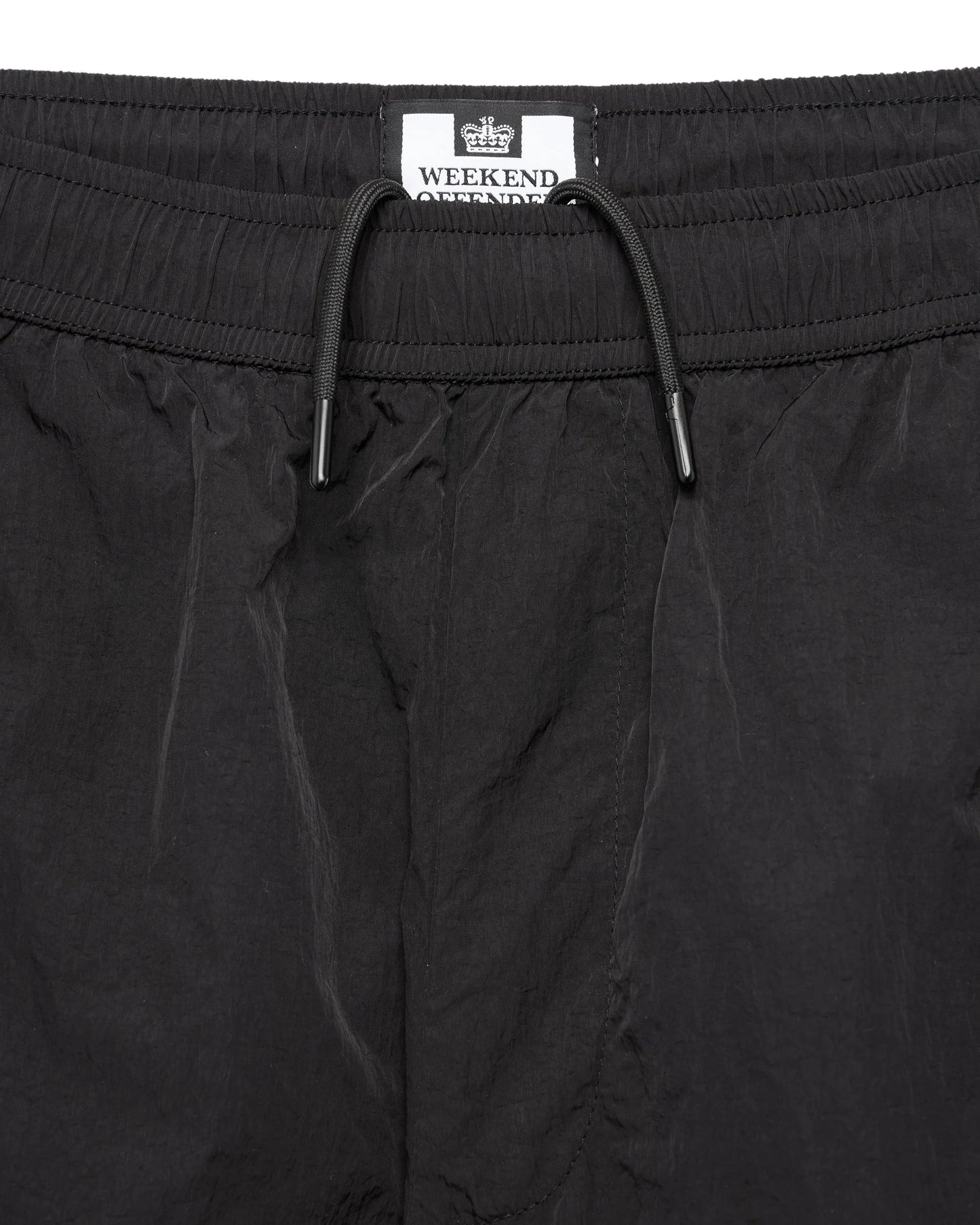 WEEKEND OFFENDER Keller Parachute Pants Black