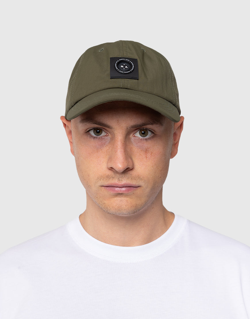 MARSHALL ARTIST SIREN NYLON RIPSTOP CAP  KHAKI