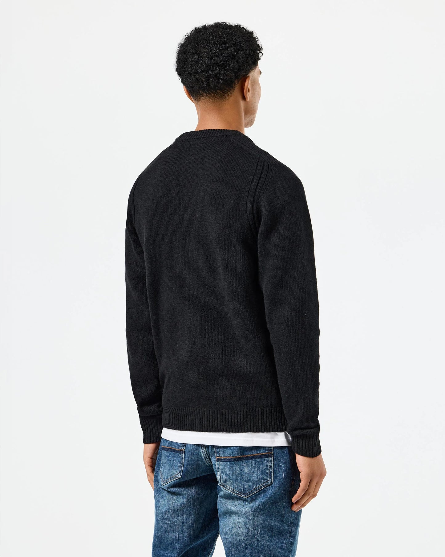 WEEKEND OFFENDER Lauda Knitted Wool Cardigan Black