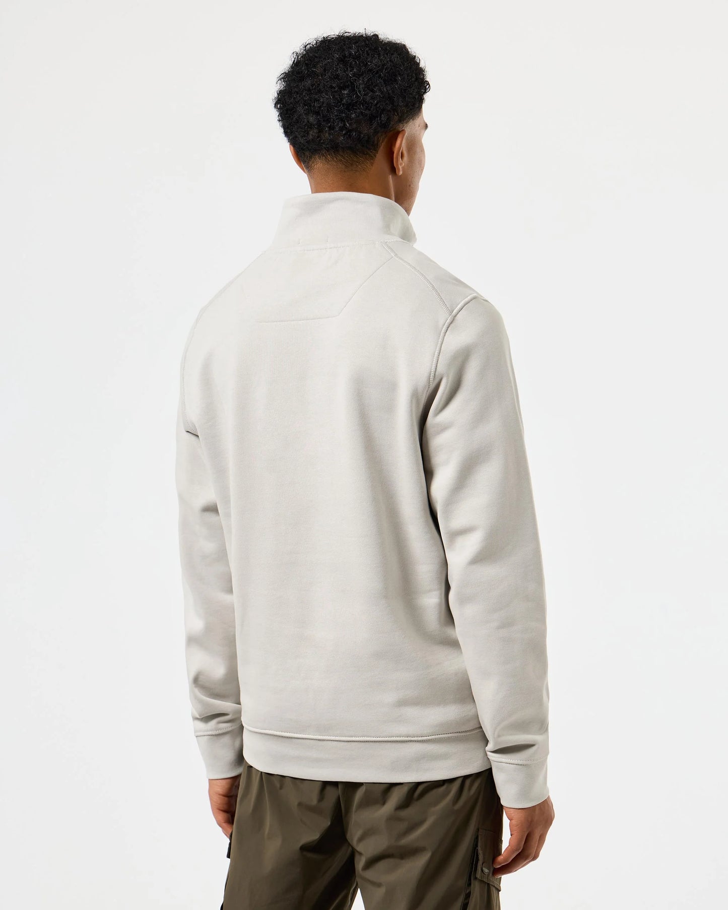 WEEKEND OFFENDER Kraviz Quarter Zip Sweatshirt Rhino