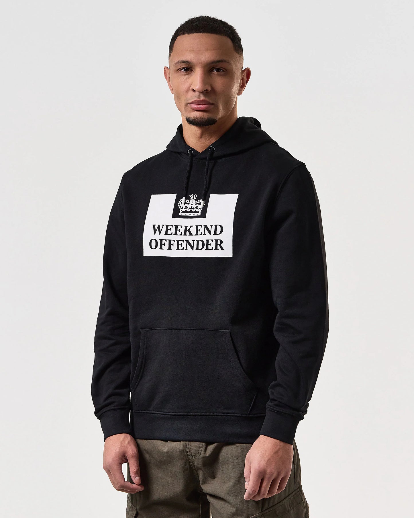 WEEKEND OFFENDER HM Service Classic Hoodie Black