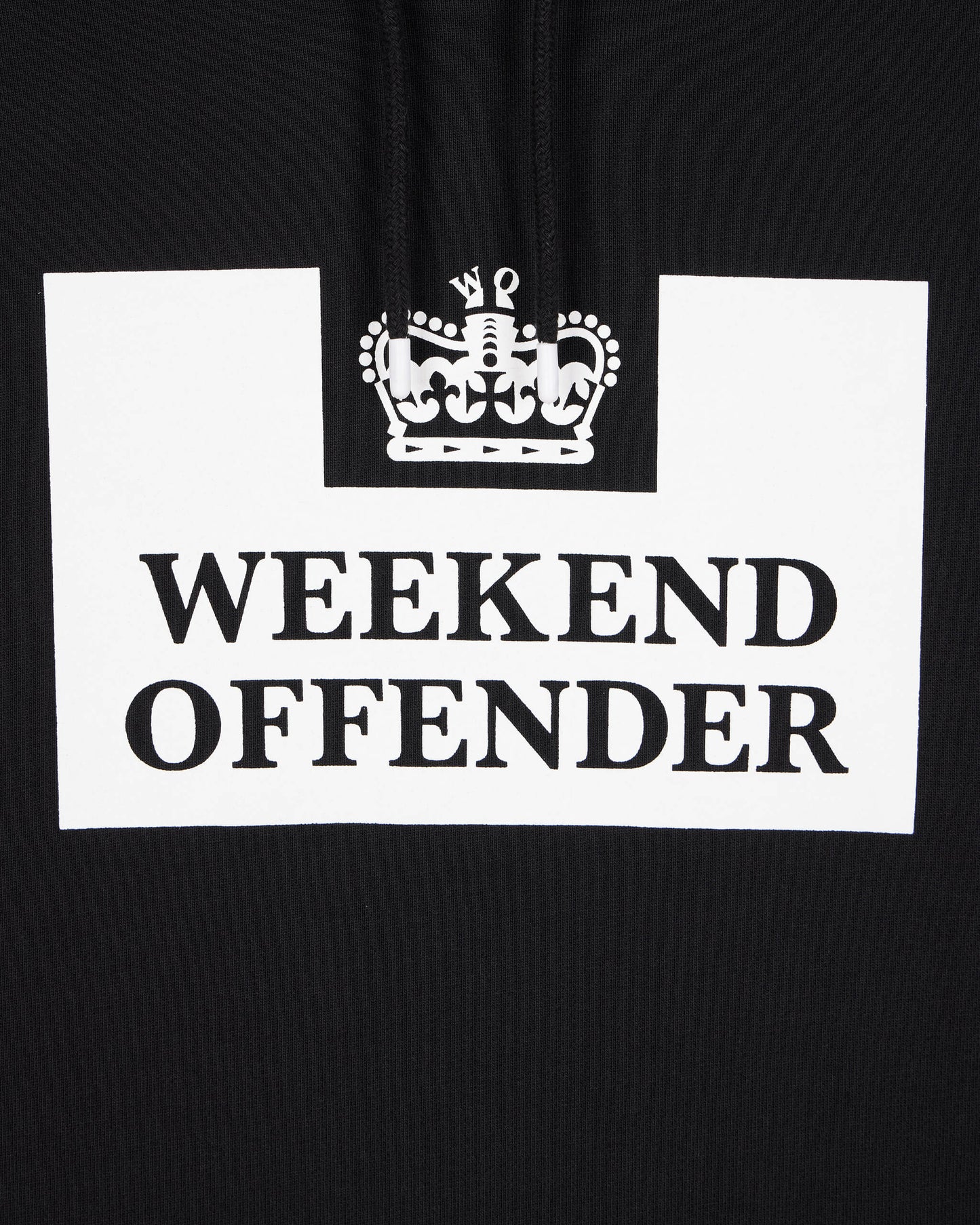 WEEKEND OFFENDER HM Service Classic Hoodie Black