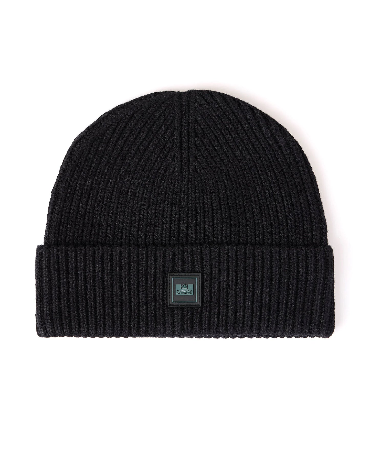 WEEKEND OFFENDER Kettama Rib Beanie Black