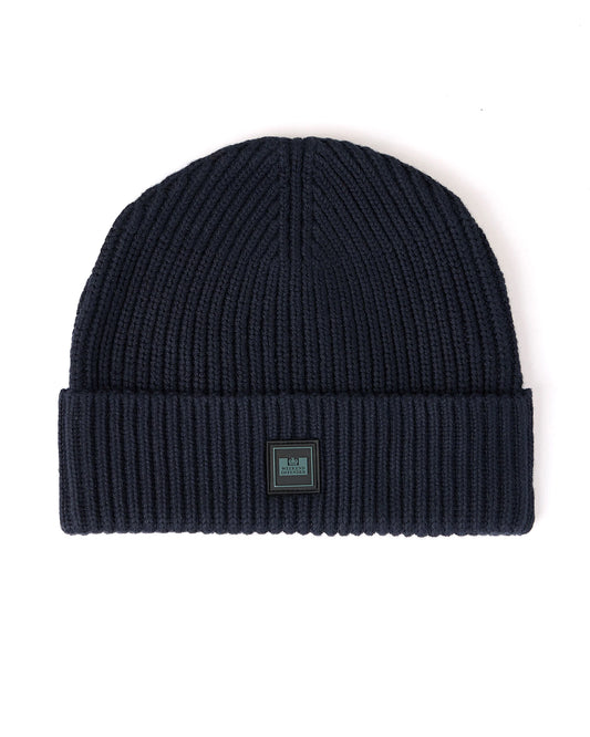 WEEKEND OFFENDER Kettama Rib Beanie Black Navy