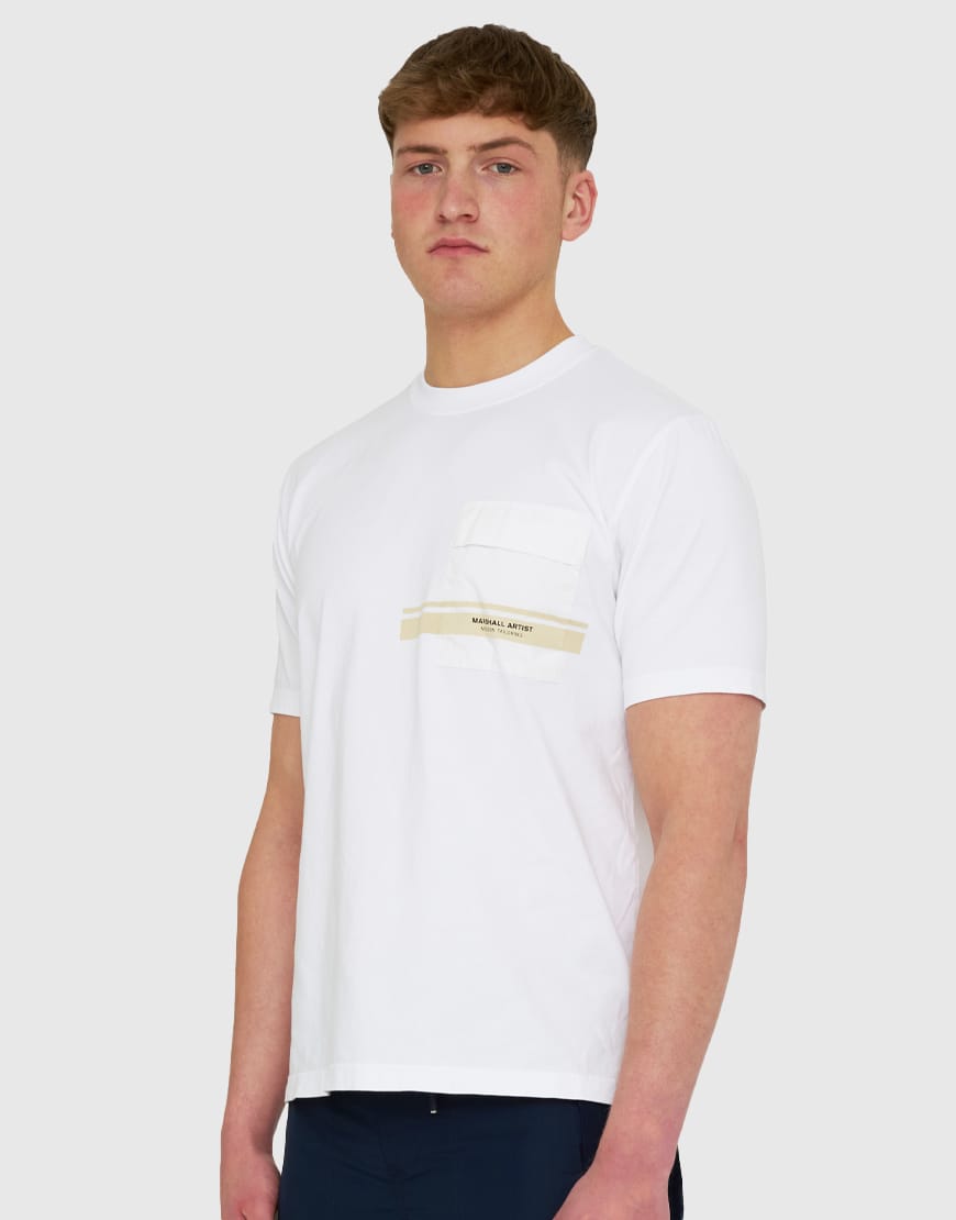 MARSHALL ARTIST SEAFIELD T-SHIRT WHITE