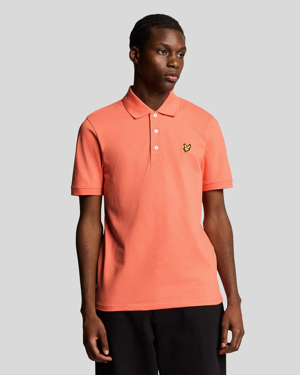 LYLE AND SCOTT Plain Polo Coral stand