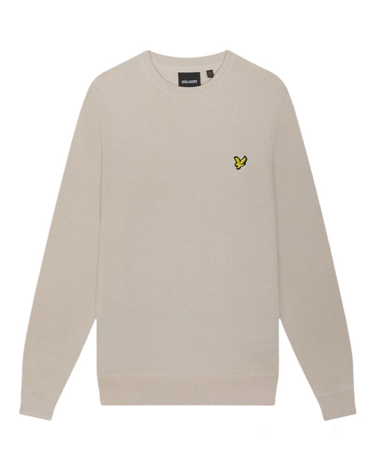 LYLE AND SCOTT Merino Crew Neck Jumper Cove