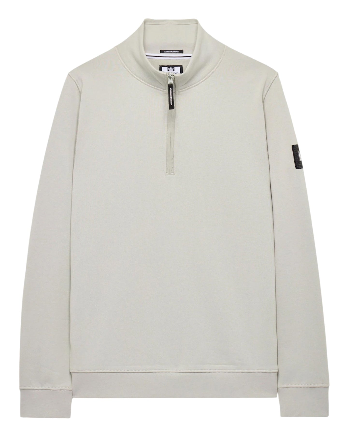 WEEKEND OFFENDER Kraviz Quarter Zip Sweatshirt Rhino