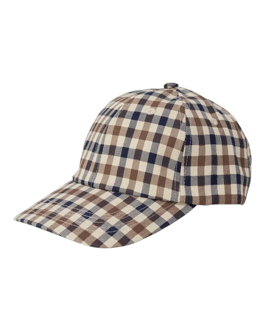 AQUASCUTUM ACTIVE  BASEBALL CAP CLUB CHECK