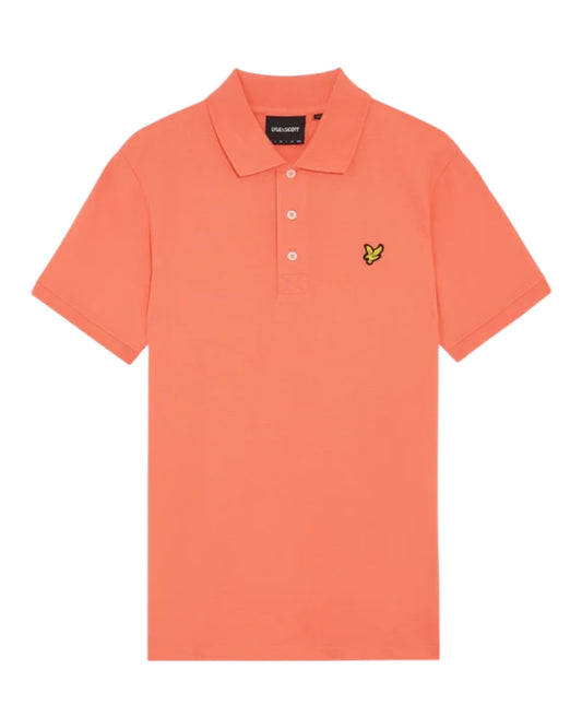 LYLE AND SCOTT Plain Polo Coral stand