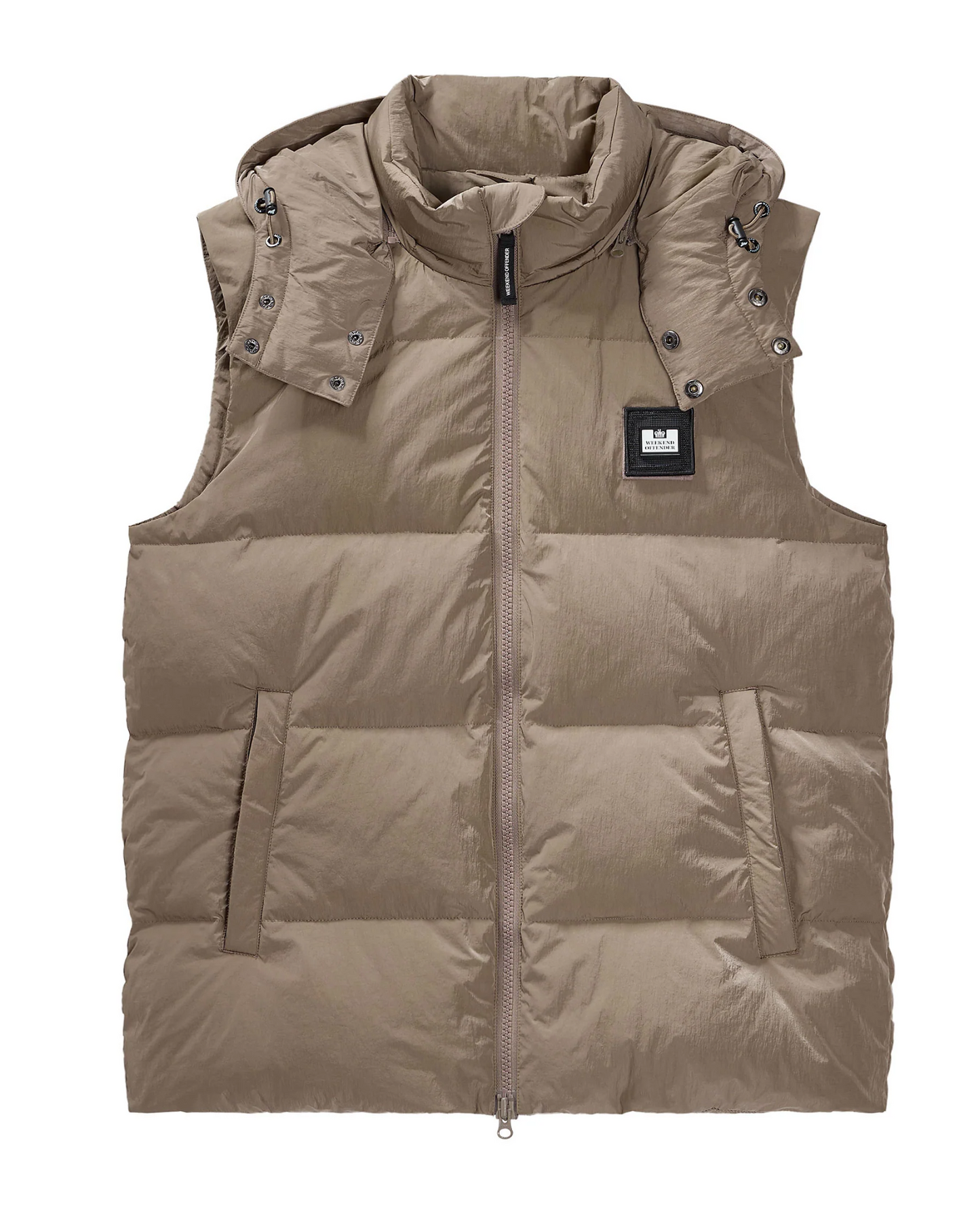 WEEKEND OFFENDER Gordini Down Gilet Mocha Brown